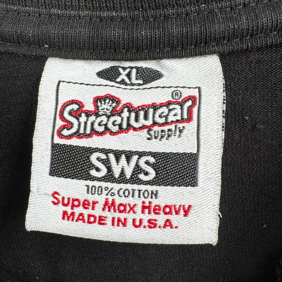 Streetwear Supply SWS Brown Pride T-Shirt Mens XL Black Mayan Calendar Logo - Picture 5 of 8